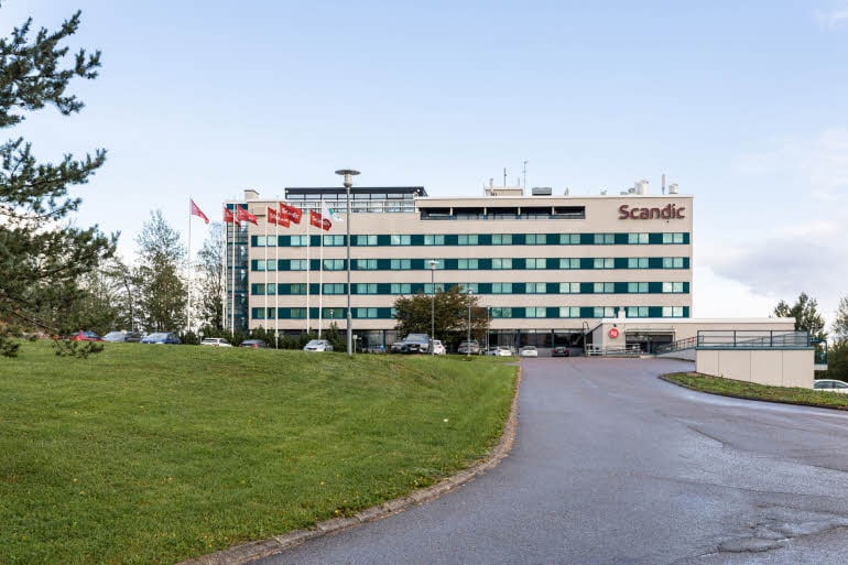 Julkisivu Scandic Espoo hotelli Suomi