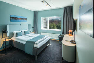 twin room at scandic aalborg city in denmark