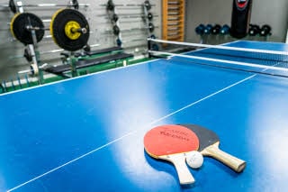 Table tennis in activity room Scandic Backadal