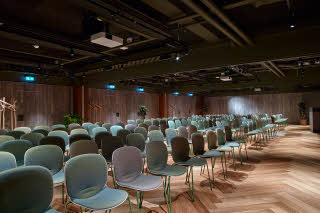Meeting room R4 and R5 and R6 at roots theatre style of Downtown Camper by Scandic