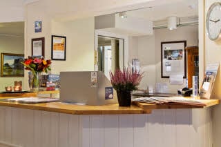 Reception hotel Scandic Leknes Lofoten