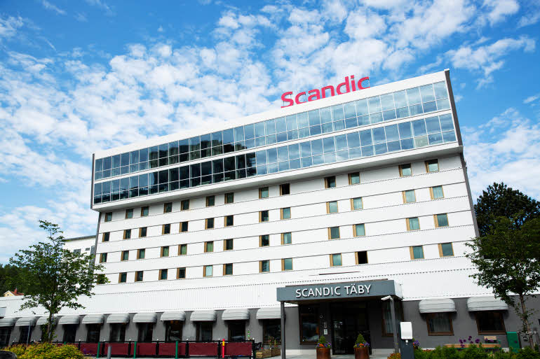 Facade hotel Scandic Taby