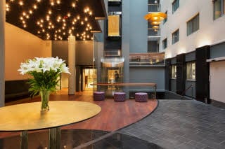 Lobby of Scandic St. Olavs Plass in Oslo