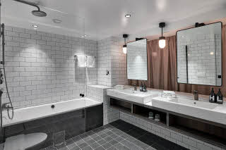 Camper Co-Living bathroom Downtown Camper by Scandic