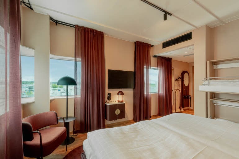 superior family -huone scandic landvetter hotellit göteborg ruotsi