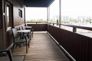 Sauna, parveke