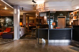 Lobby bar hotel Scandic Backadal Gothenburg