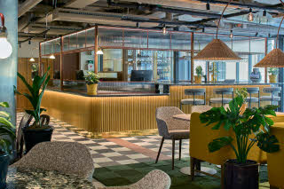 bar and restaurant at scandic wallin in stockholm