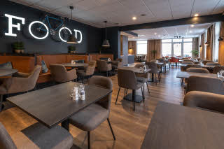 overview restaurant at scandic harstad in norway