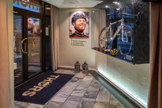 thors entrance of scandic harstad in norway
