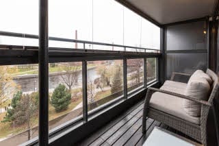 Superior Sauna, parveke
