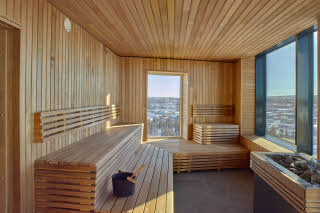 sauna näköala scandic kiruna hotelli kiiruna ruotsi