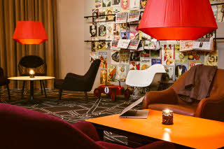 Restaurant lobby hotel Scandic Gavle Vast