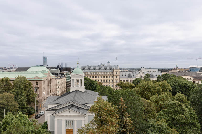 scandic helsinki hub näkymä vanha kirkkopuisto superior huoneesta
