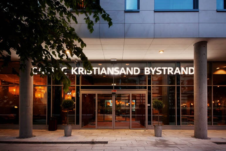 Entrance Scandic Kristiansand Bystranda