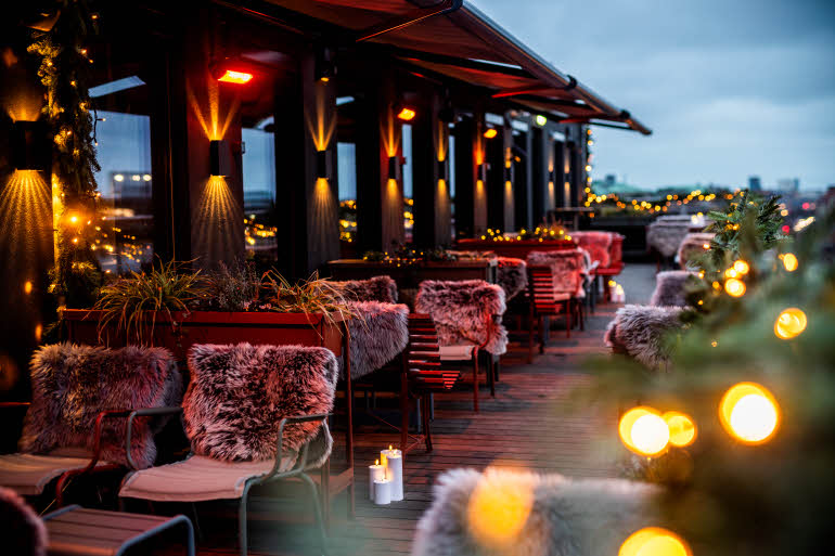 rooftop bar at scandic norreport