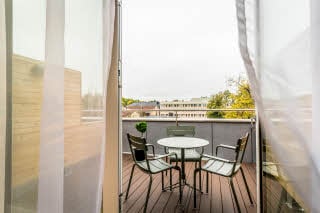 Terassi family huone Scandic Frimurarehotellet