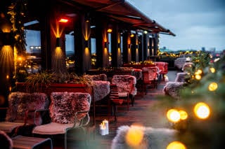 rooftop bar at scandic norreport