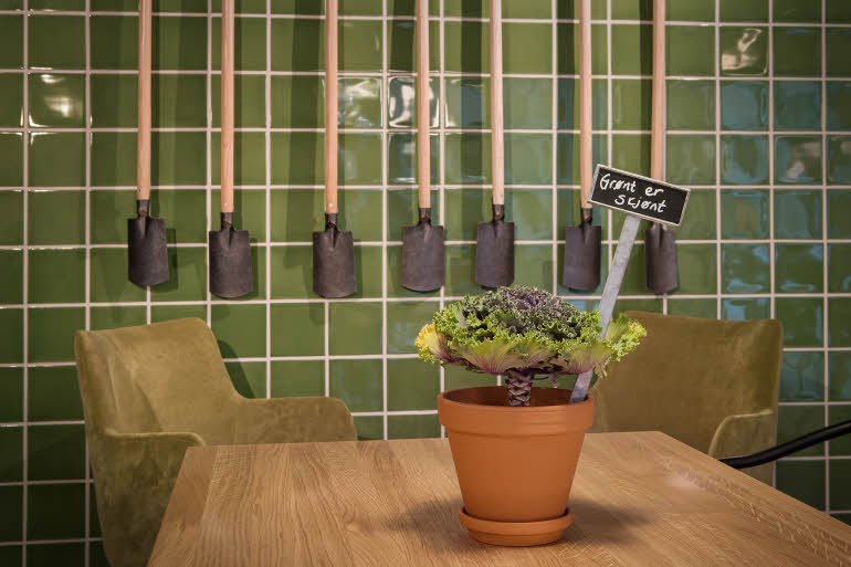 restaurant detail at scandic sjolyst in oslo norway