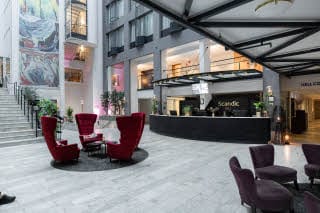 reception at scandic hell