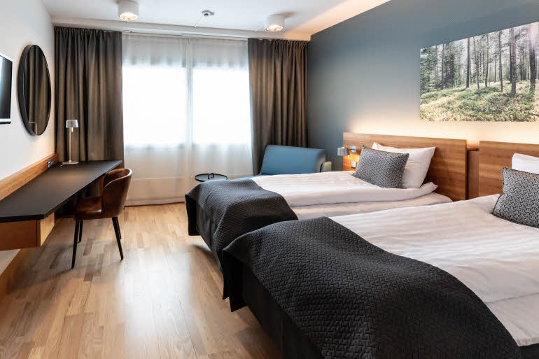 Standard-huone twin Scandic Espoo