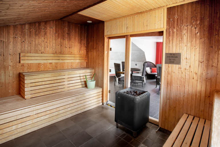 sauna facility at scandic stora hotellet in nykoping in sweden