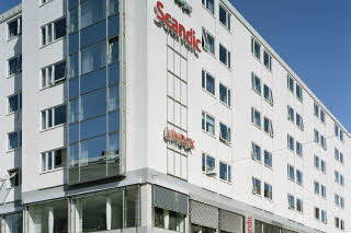 Exterior facade hotel Scandic St Jorgen Malmo