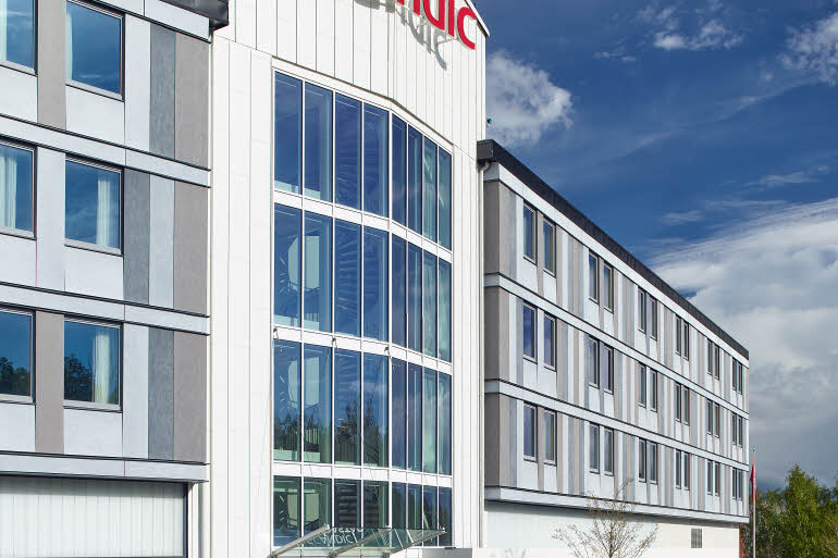 Julkisivu scandic arlandastad hotellit arlanda tukholma ruotsi