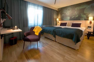 Overview of Standard room at Scandic Kungens Kurva in Stockholm