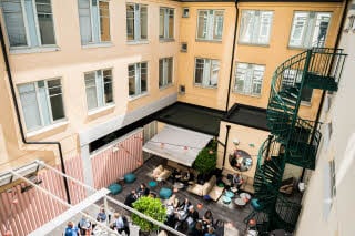 Restaurant yard overview Scandic No 53