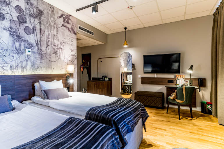 Twin Superior -huone Scandic Frimurarehotellet