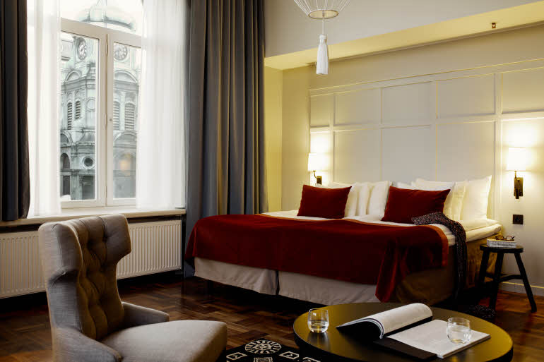 Junior Suite window Scandic Grand Central Stockholm