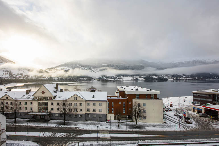 view from scandic voss in norway