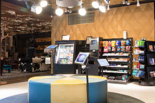 Ipad-aula, shop, kirjasto