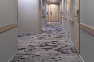 Scandic Joensuu hotellin käytävä