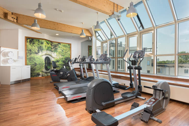 Gym of Scandic Berlin Kurfürstendamm hotel