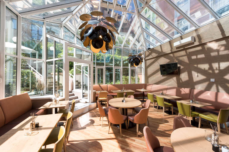 Restaurant of Scandic Berlin Kurfürstendamm hotel