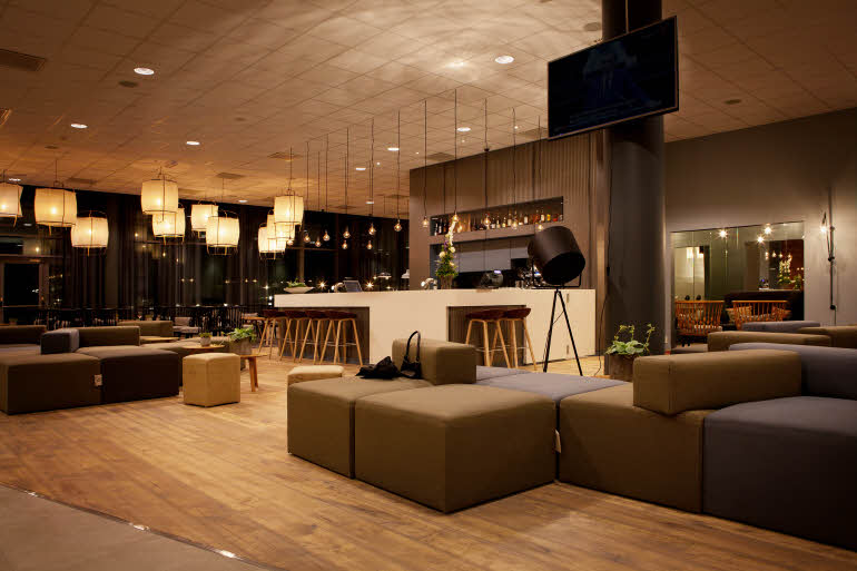 Lobby bar hotel Scandic Kristiansand Bystranda