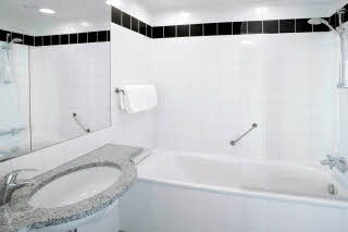 bathtub in junior suit at Scandic Olympic in Esbjerg
