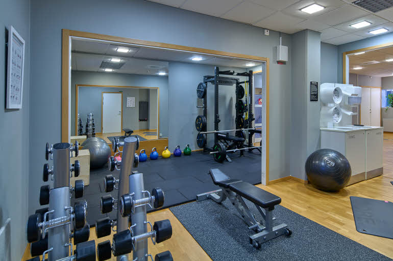 gym at scandic bollnas