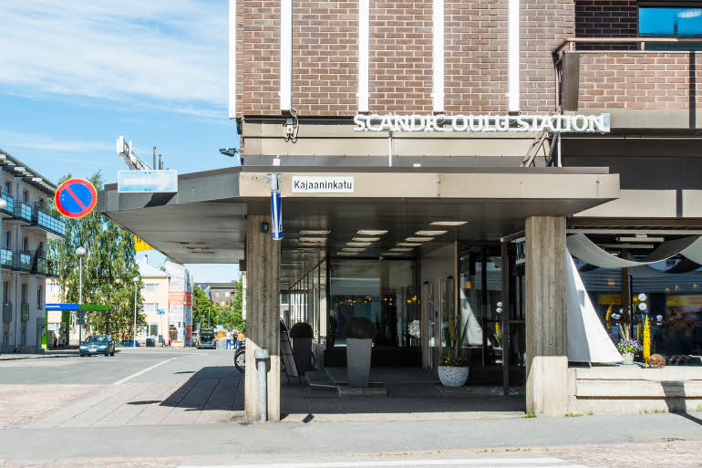 Julkisivu, Scandic Oulu Station Oulu