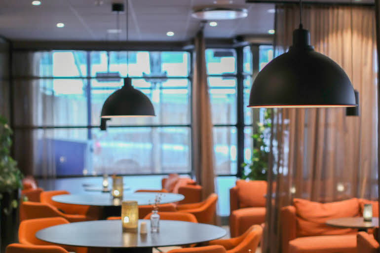 Lobby lounge at Scandic Karlstad City