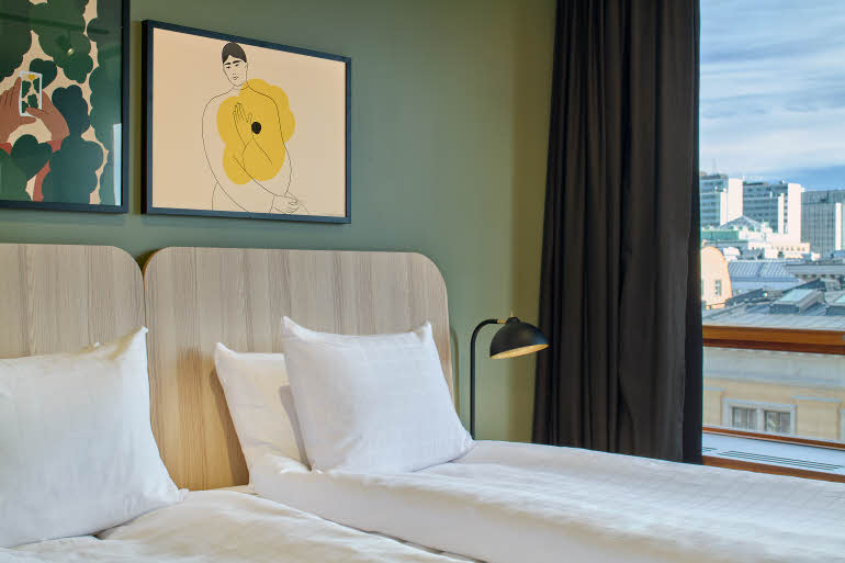 standard family room at scandic wallin in stockholm