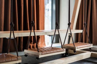 Meeting room swings Downtown Camper by Scandic in Stockholm