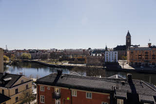 View from roof Scandic Strommen Norrkoping