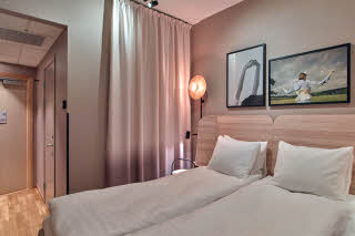 cabin queen huone scandic oceanhamnen hotelli helsingborg ruotsi