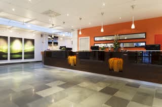 front desk, reception
